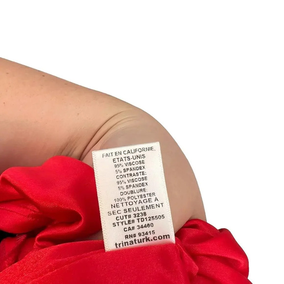 Trina Turk Felana Shift Dress Floral Paisley Print Multicolor Red Size 4 - Picture 10 of 10